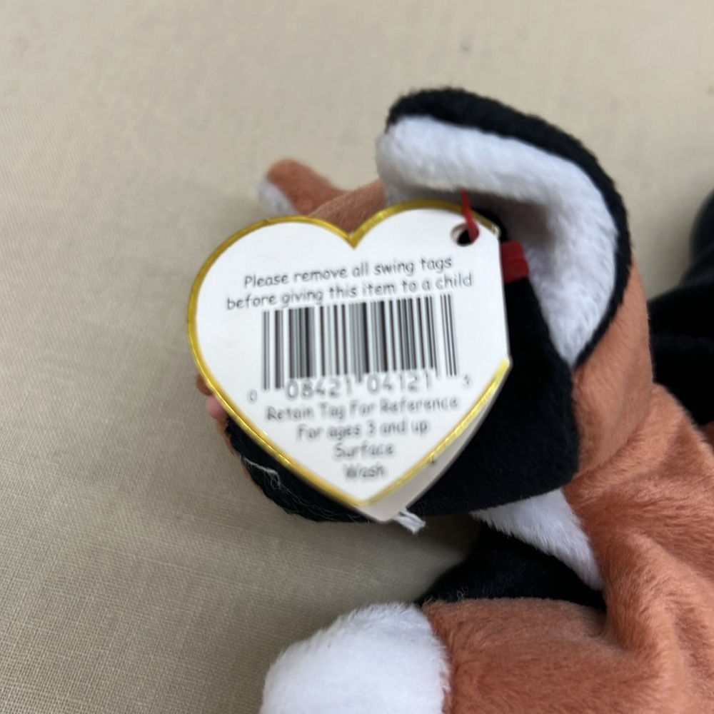 1996 Ty Beanie Baby Chip Calico Cat - Picture 7 of 8